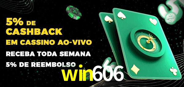 Promoções do cassino ao Vivo win606